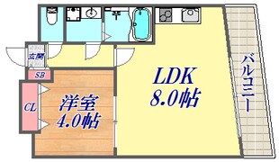 アドモリモト元町通の物件間取画像